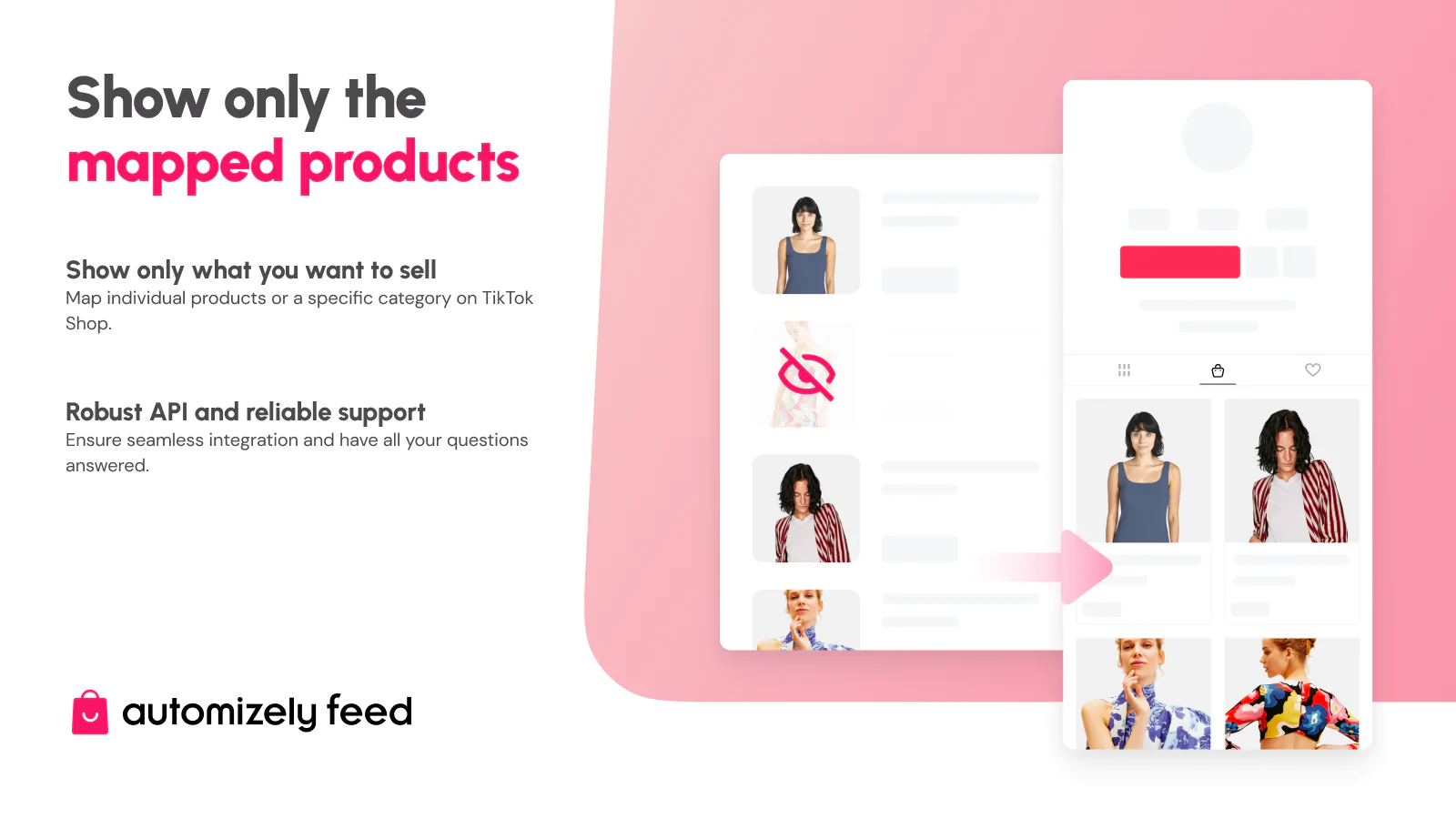 Show only products you want