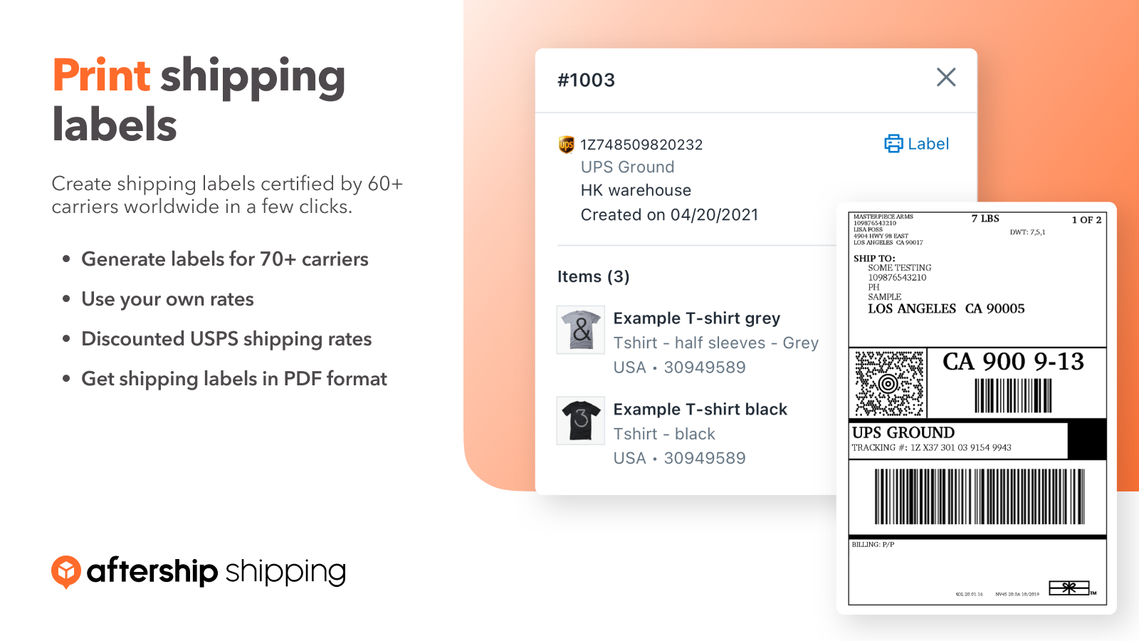 Print Shipping Labels Faster